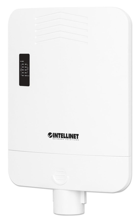 Switch Gigabit 5 porte PoE Passante / Extender 4 porte PoE+ per Esterno